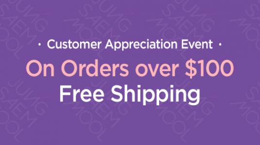 Free Shipping to Anywhere on orders over $100