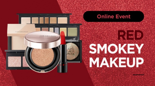 JUNGSAEMMOOL RED SMOKEY MAKEUP