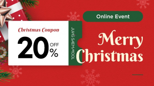 JUNGSAEMMOOL Christmas Coupon
