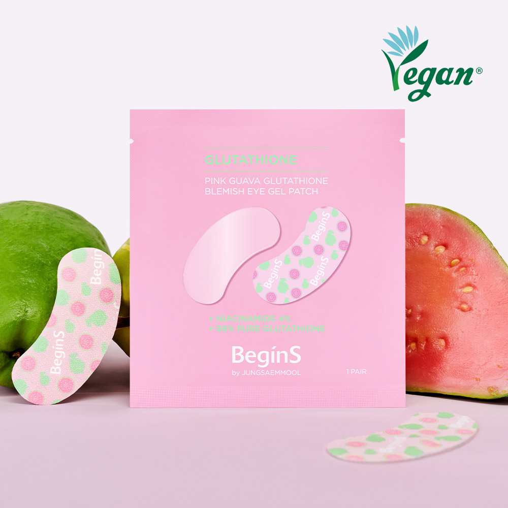 비긴스 바이 정샘물 핑크 구아바 글루타치온 흔적 아이 겔 패치