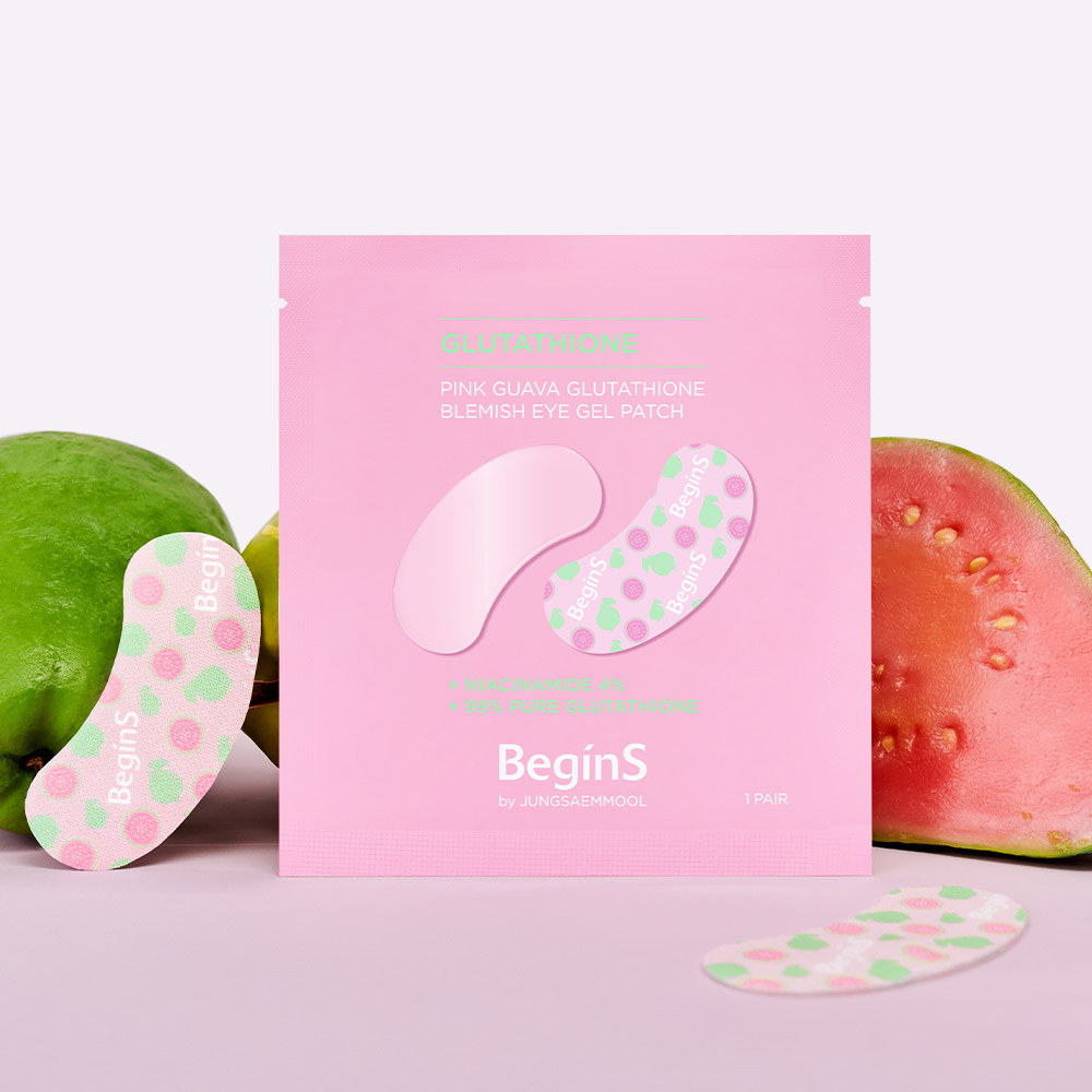 BeginS by JUNGSAEMMOOL Pink Guava Glutathione Blemish Eye Gel Patch