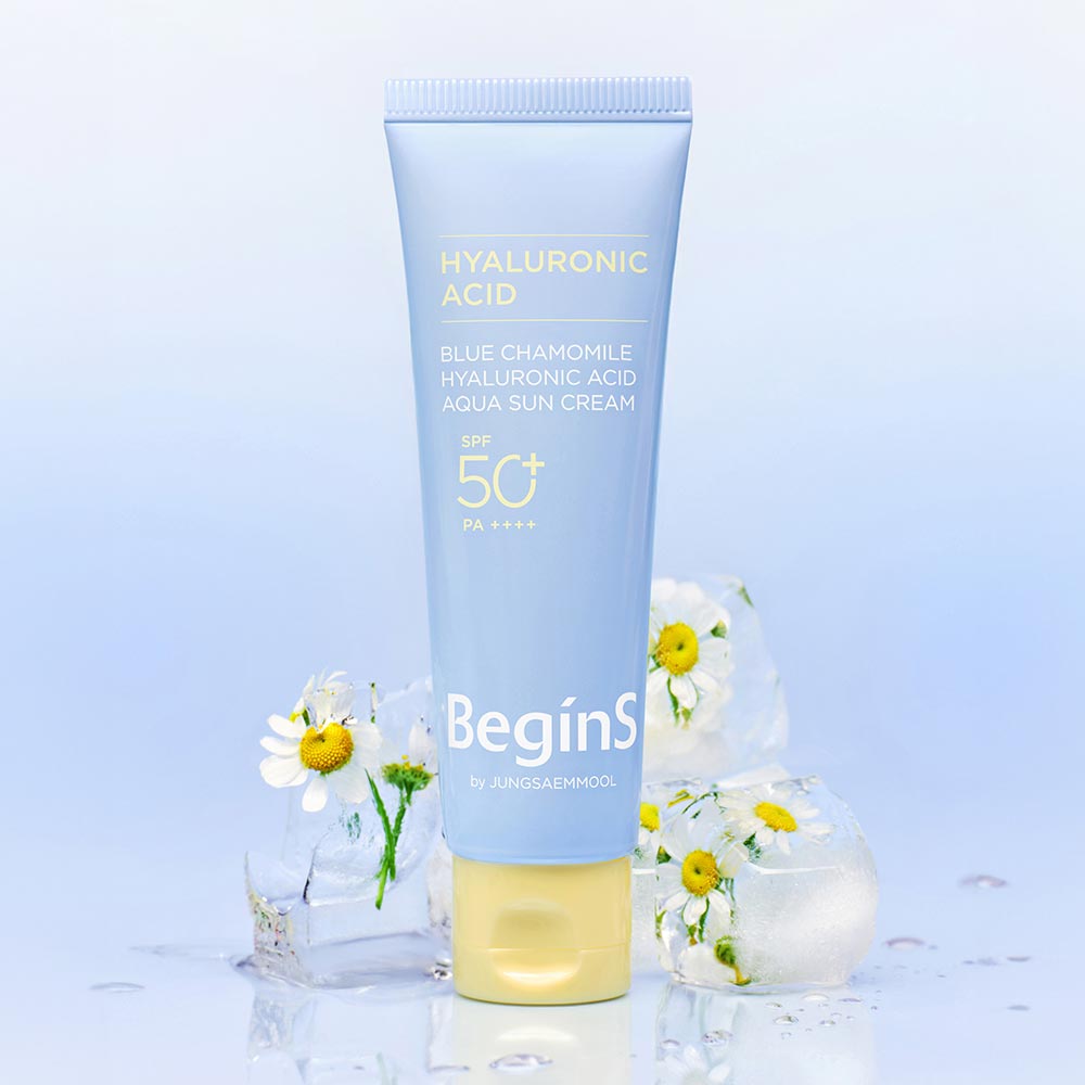 BeginS By JUNGSAEMMOOL Blue Chamomile Hyaluronic Acid Aqua Cream
